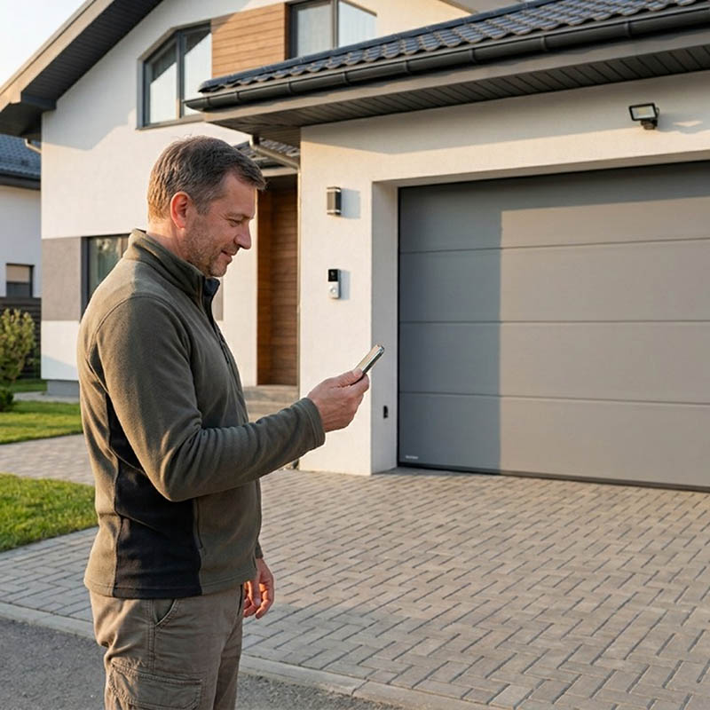 &laquo;Умные&raquo; секционные ворота: интеграция Alutech Smart в загородные дома в 2026 году
